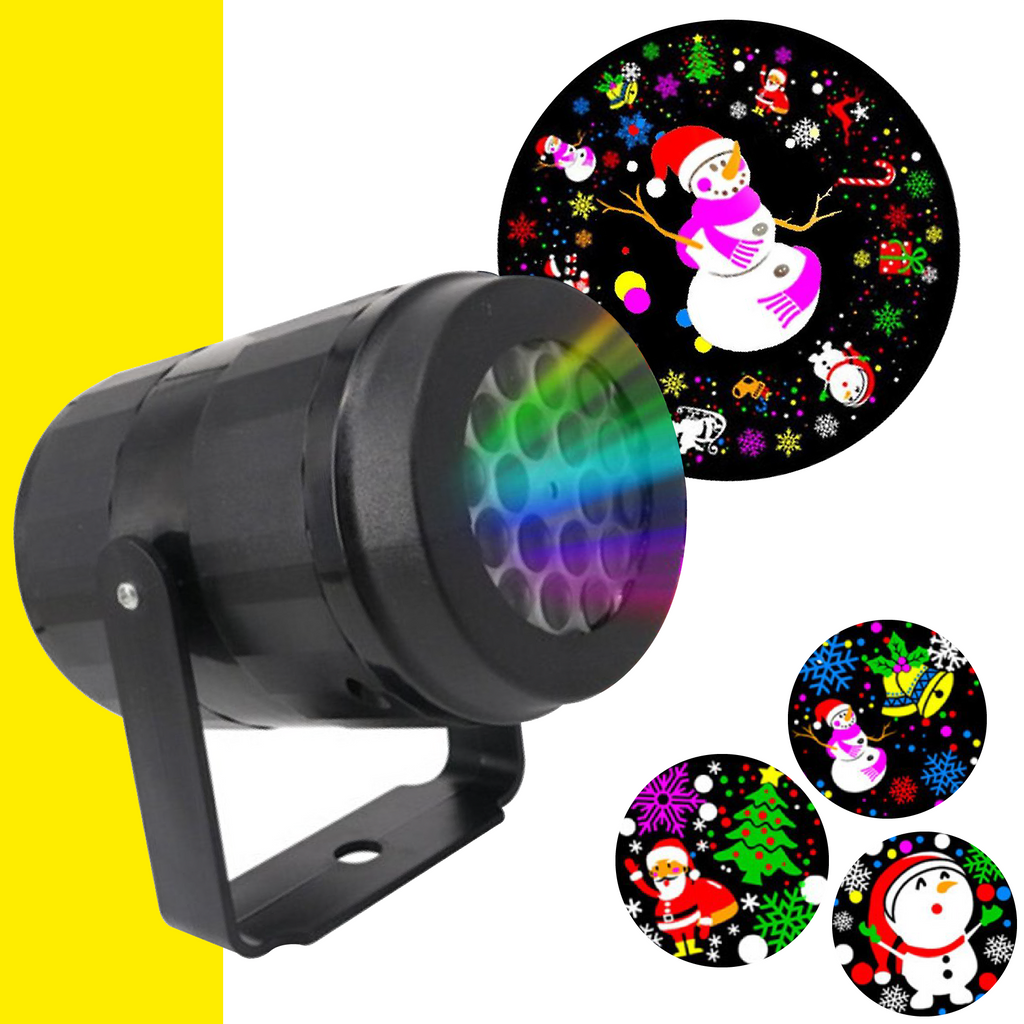 Proyector Figuras Navidenas Luces Color