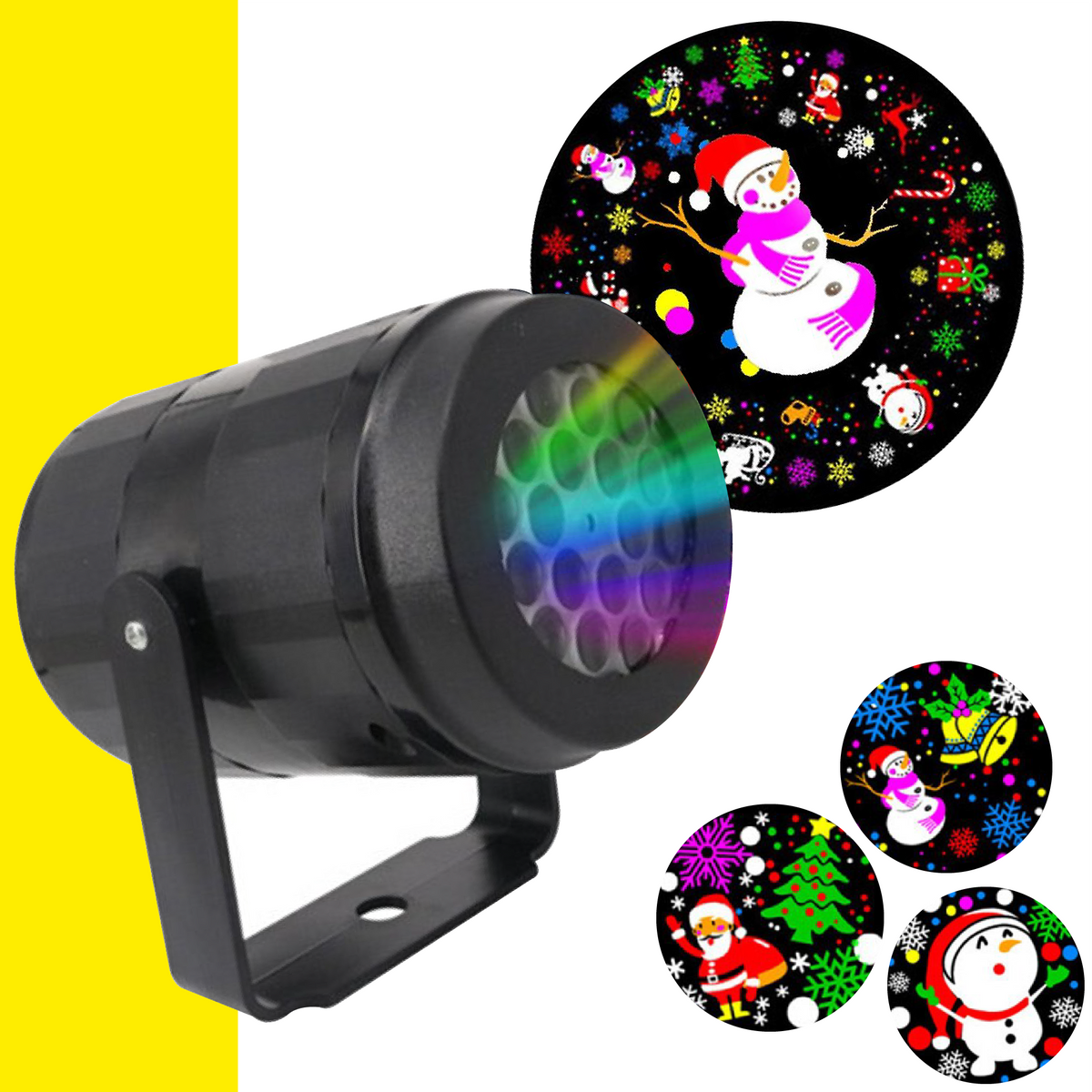 Proyector Figuras Navidenas Luces Color