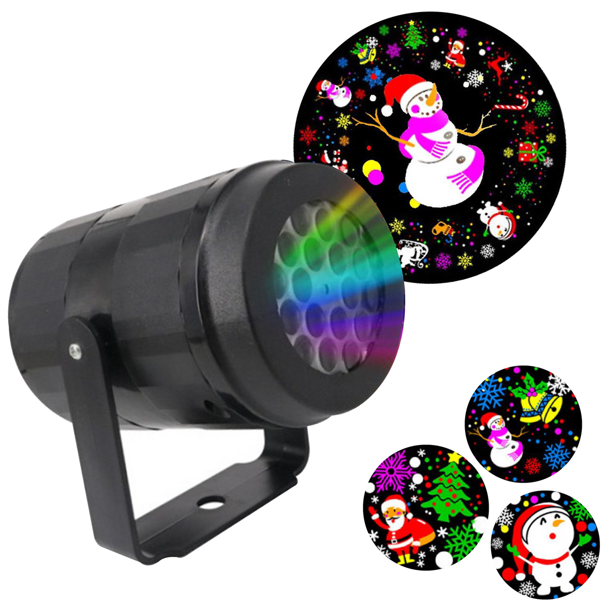 Proyector Figuras Navidenas Luces Color