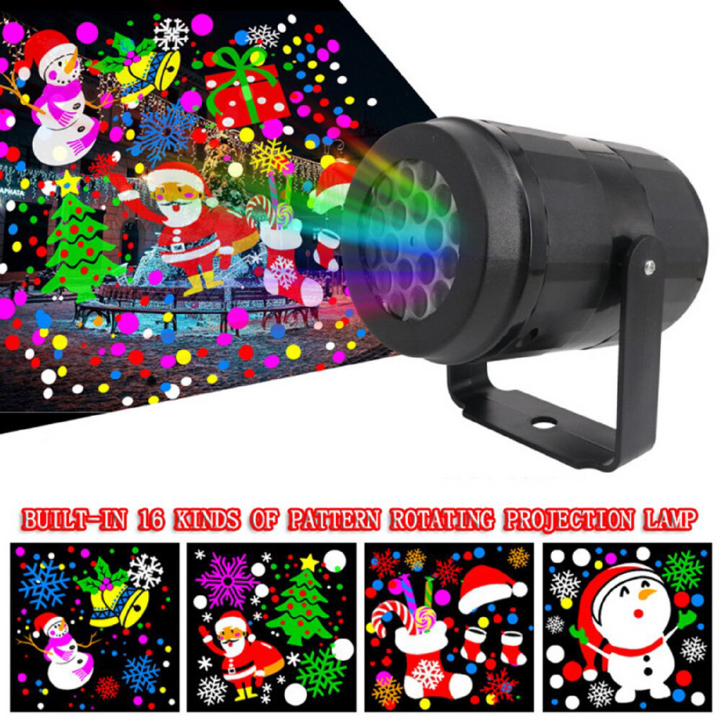 Proyector Figuras Navidenas Luces Color