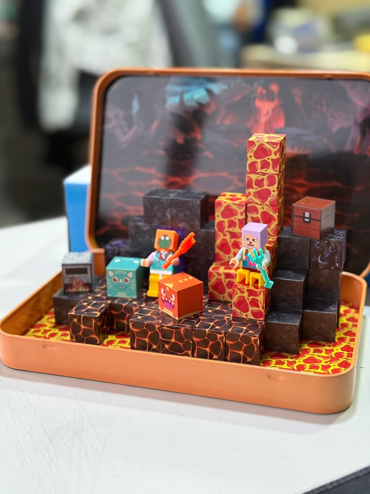 Minecraft Mundo Magnetico 60 Pzs