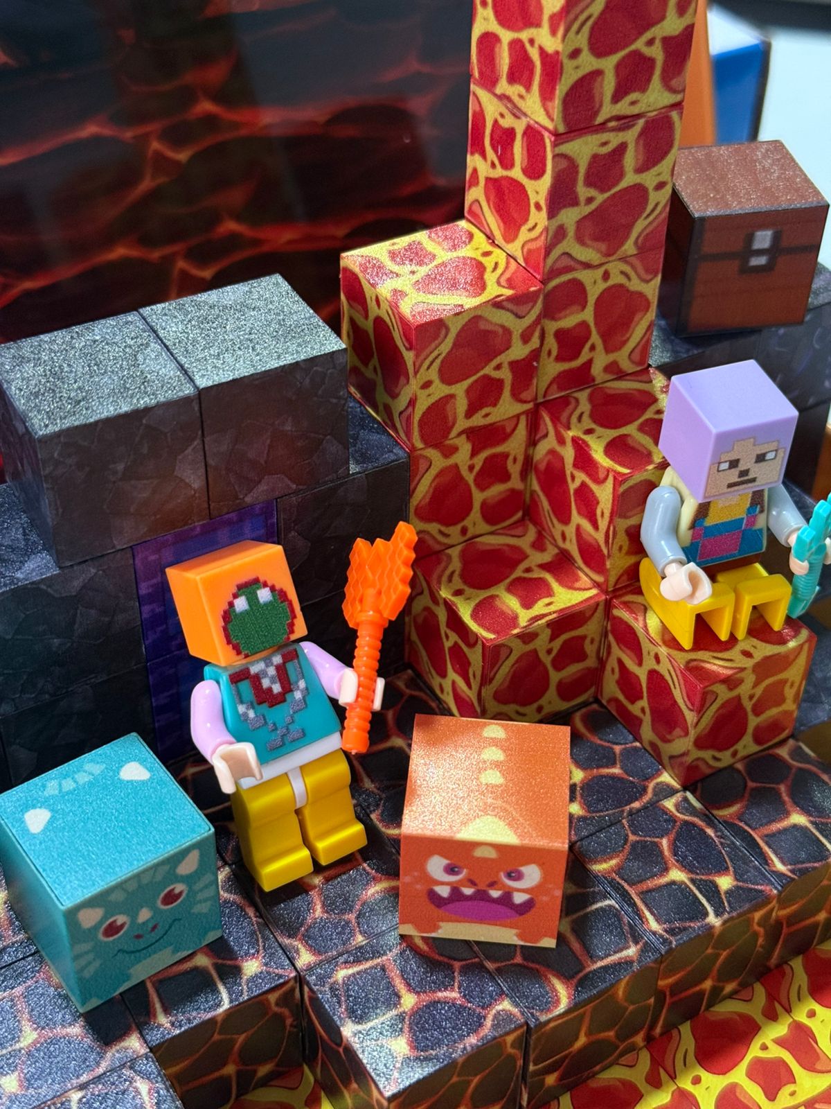 Minecraft Mundo Magnetico 60 Pzs